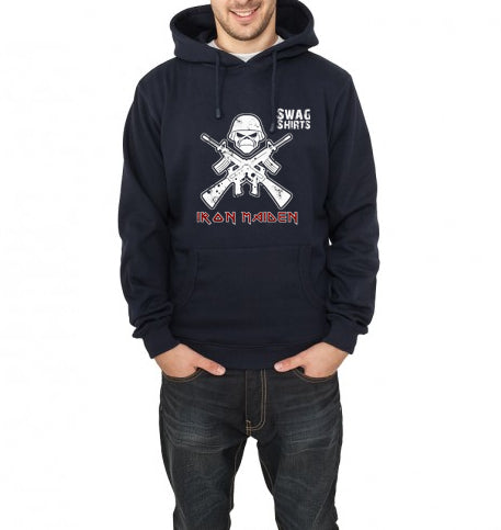 Iron Maiden Navy Blue Hoodie