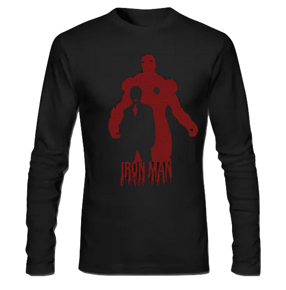Iron Man Black Full Sleeve Tee