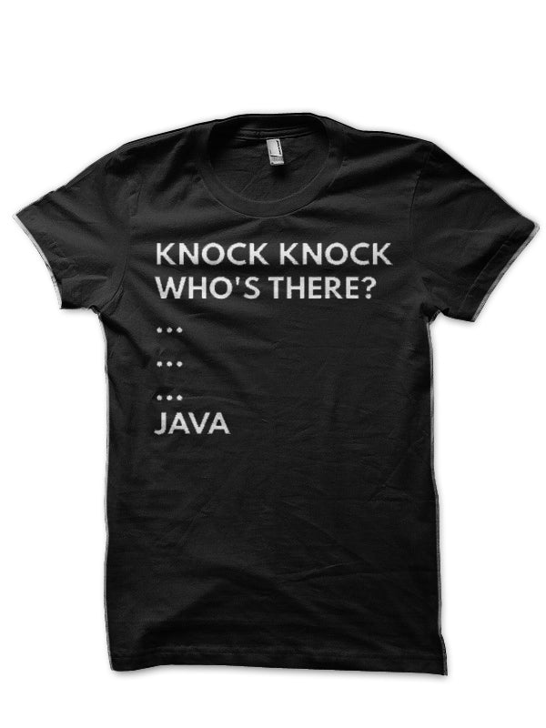 Knock Knock Who’s There Half Sleeve T-Shirt