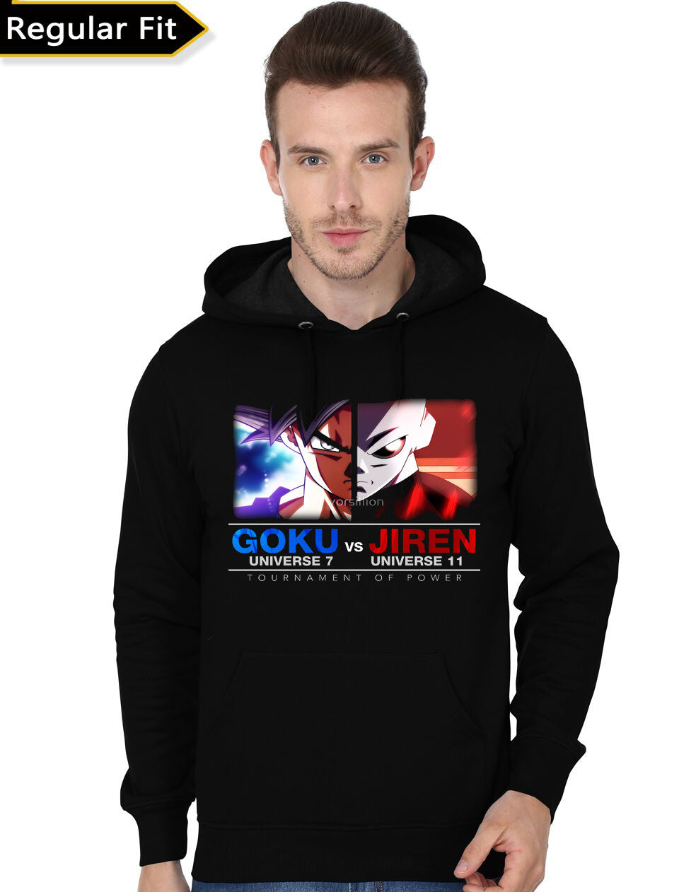 Goku Vs Jiren Black Hoodie