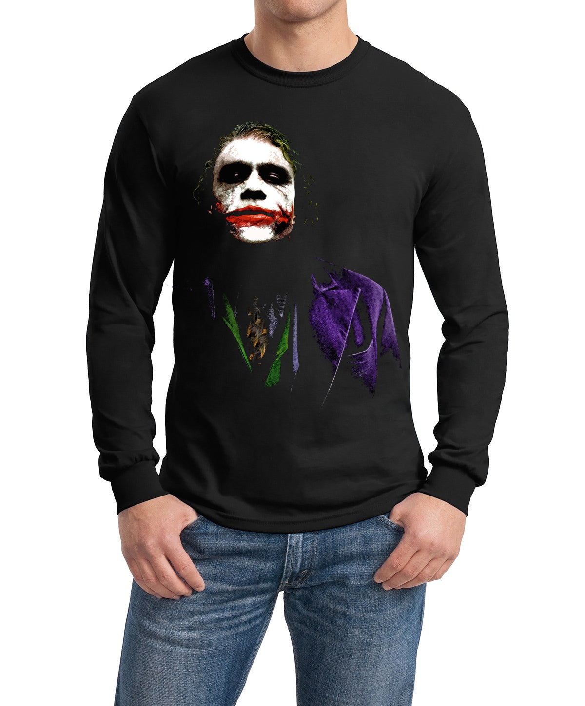 Joker Black Tee (Full Sleeve Available)