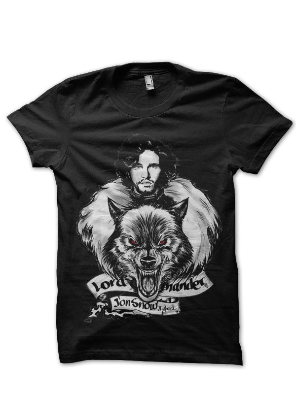 Jon Snow And Ghost T-Shirt