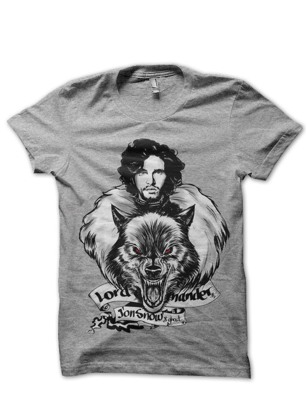 Jon Snow And Ghost T-Shirt