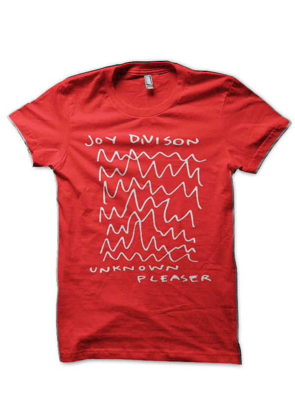 Joy Division-Unknown Pleaser Red T-Shirt