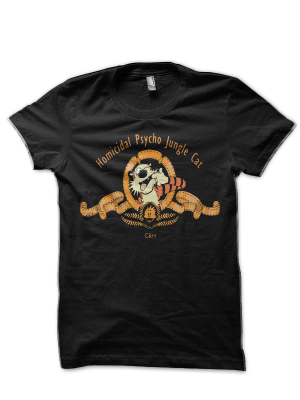Homicidal Psycho Jungle Cat Black T-Shirt