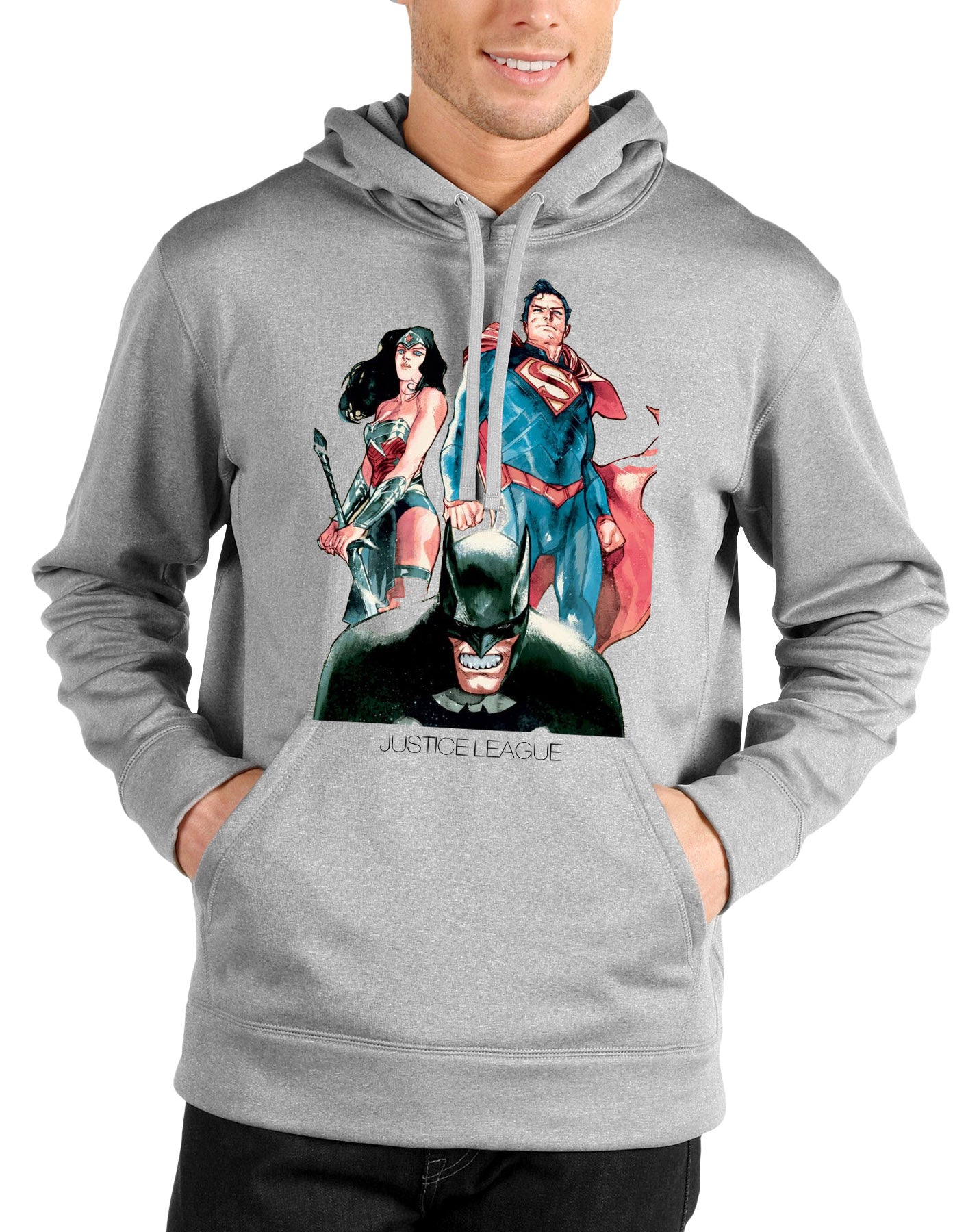 Justice League Grey Hoodie
