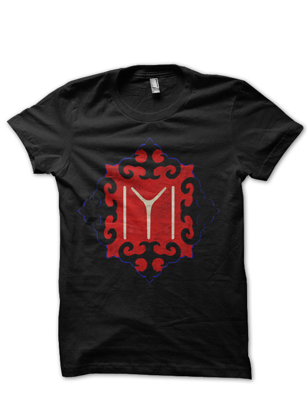 Kayi Tribe – Ottoman Empire Half Sleeve Black T-Shirt