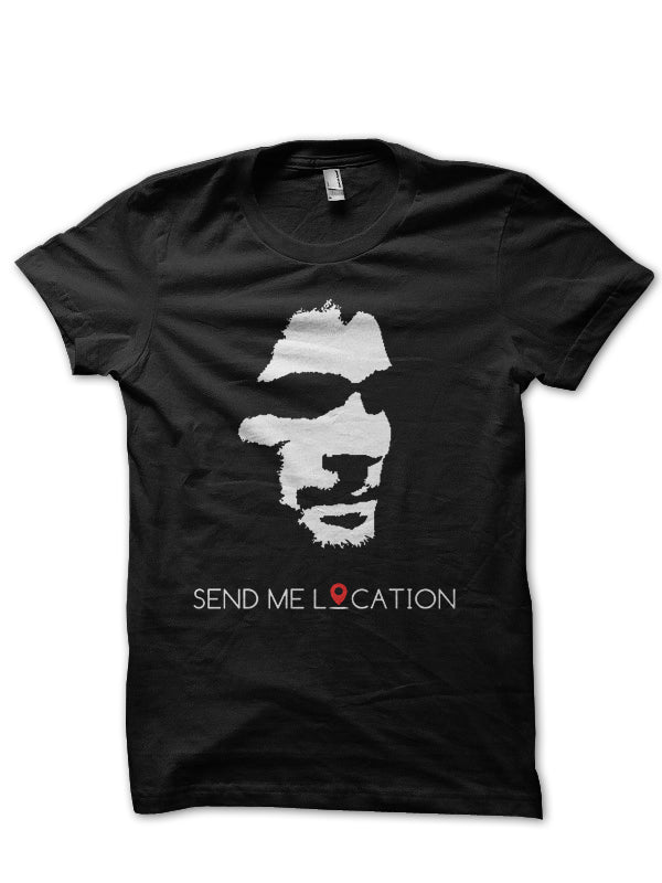 Khabib Black Half Sleeve T-Shirt