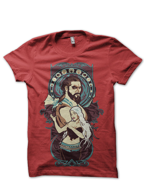 Khal And Khaleesi Red T-Shirt