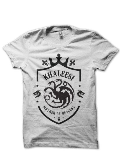 Khaleesi White Tee
