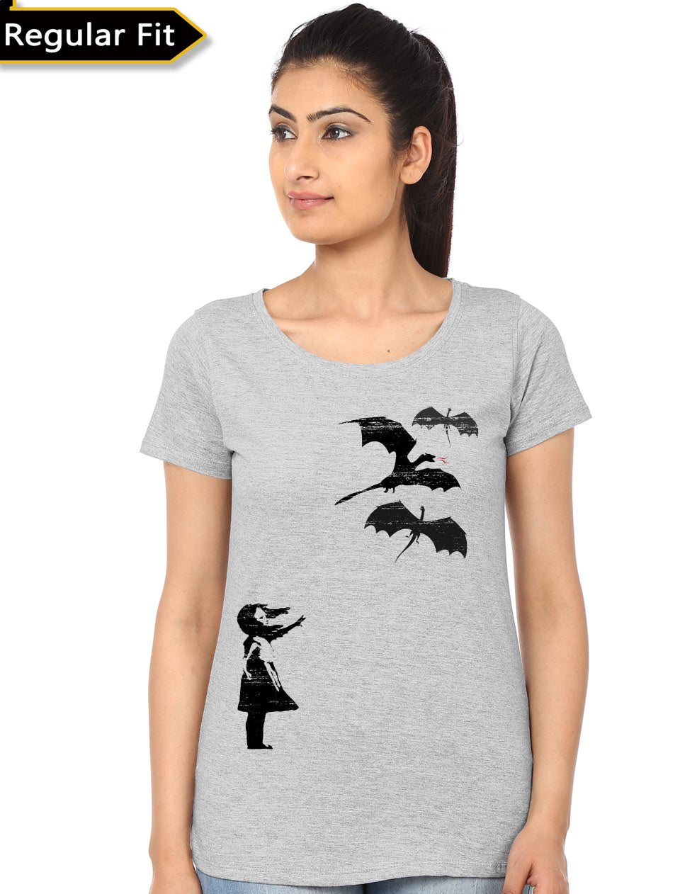 Khaleesi And Dragons Girls T-Shirt
