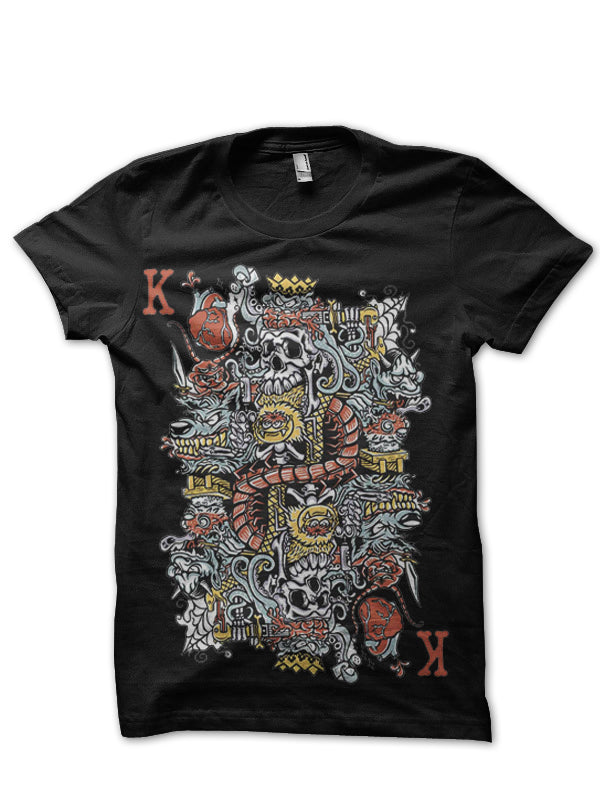 King Of Hearts Black T-Shirt