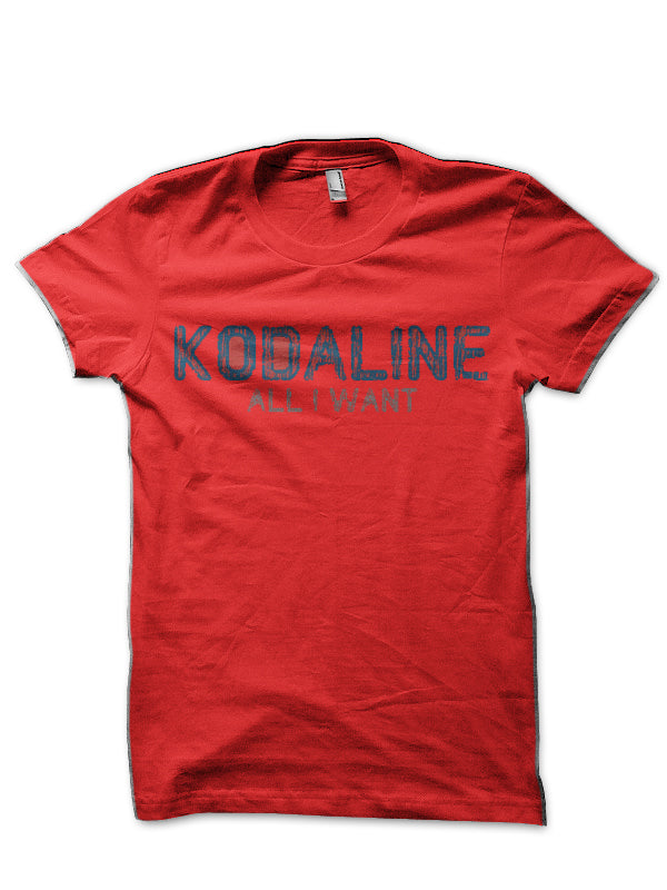 Kodaline Half Sleeve Red T-Shirt