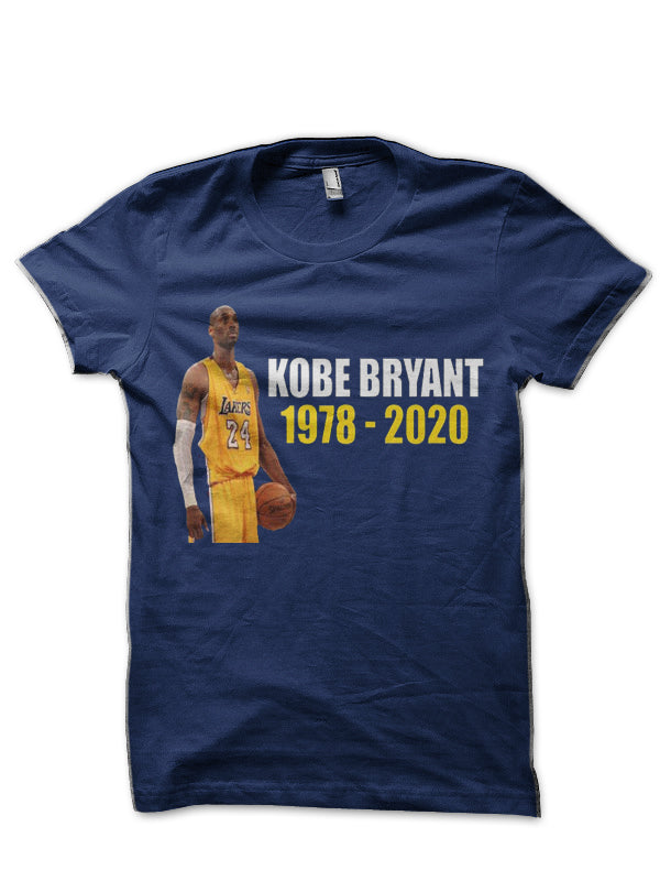 Kobe Bryant Navy Blue T-Shirt