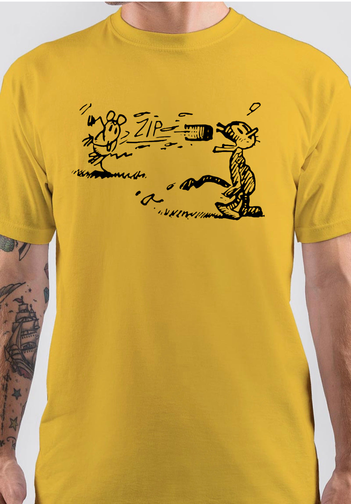 Krazy Kat Half Sleeve T-Shirt