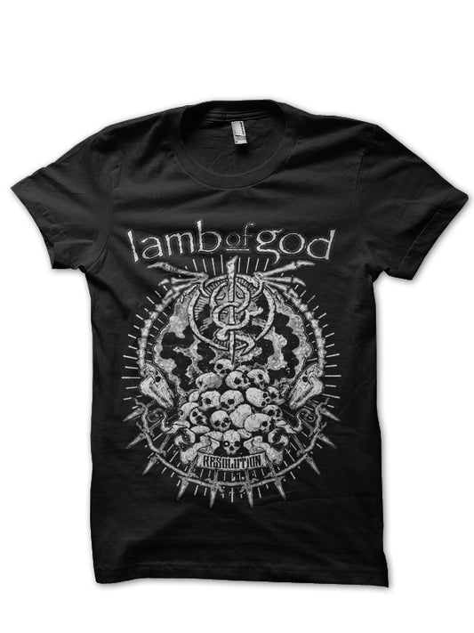 Lamb Of God American Metal Black T-Shirt
