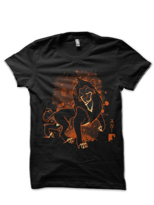 The Lion Villain Black T-Shirt