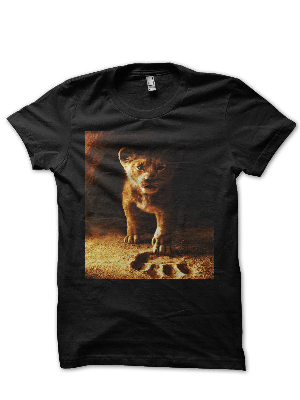 The Lion King Black Half Sleeve T-Shirt