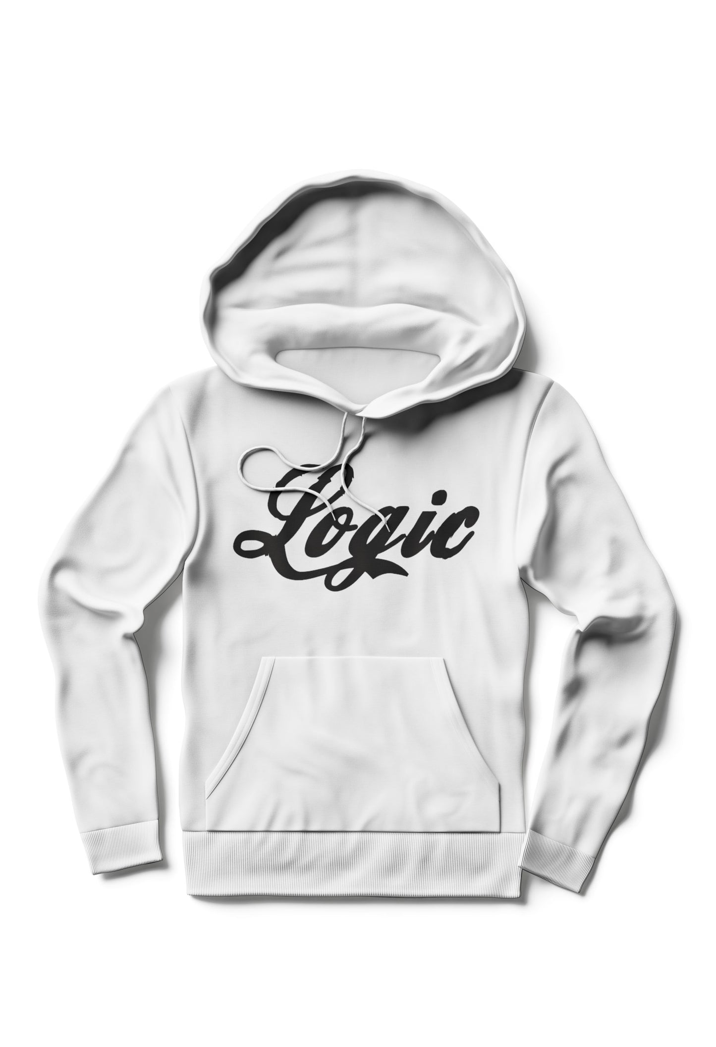 Logic White Hoodie