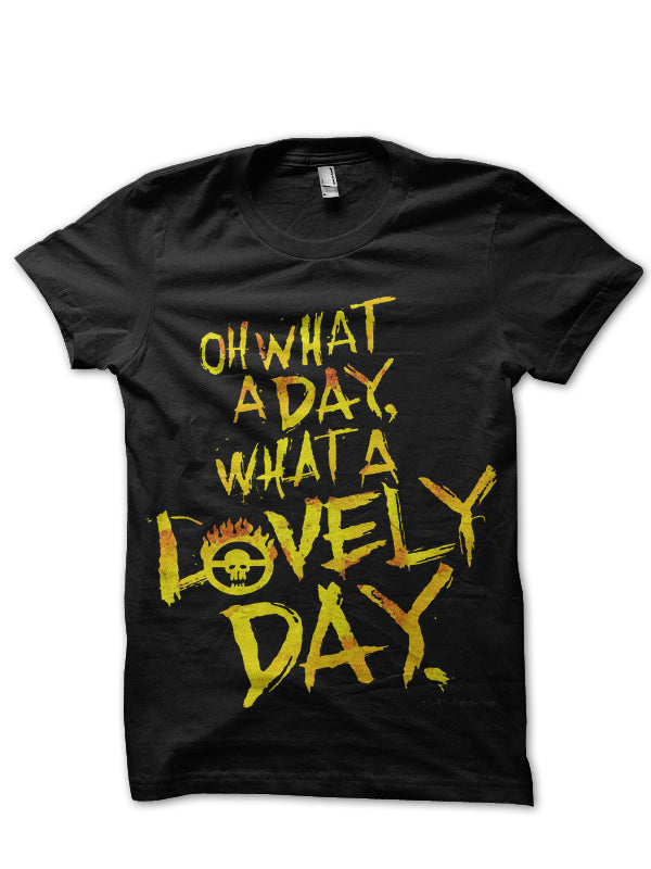 Lovely Day Black T-Shirt
