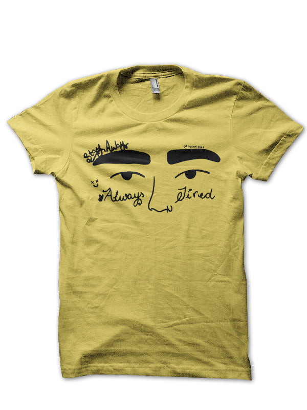 Post Malone Yellow Half Sleeve T-Shirt