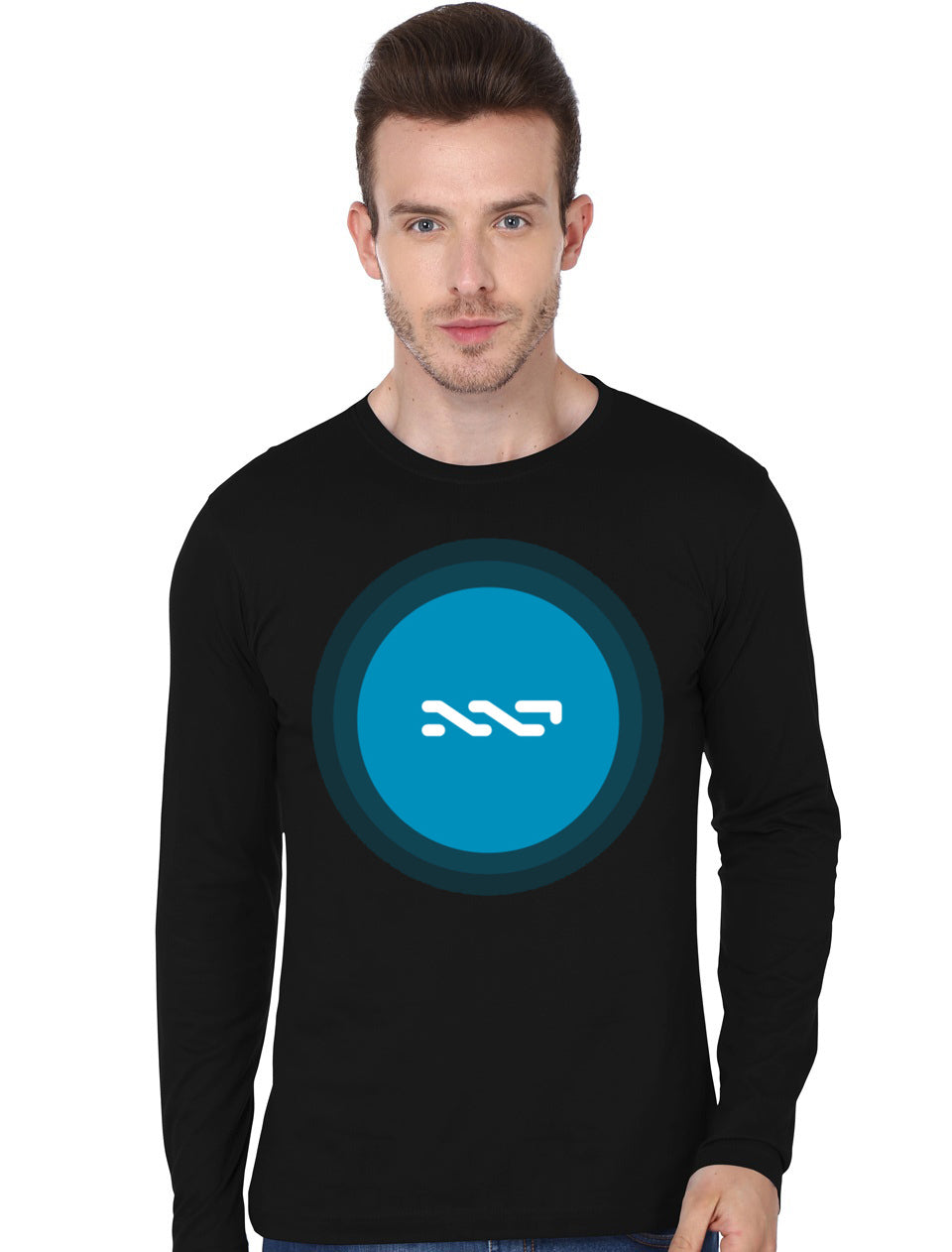 NXT Blockchain Platform Black Full Sleeve T-Shirt