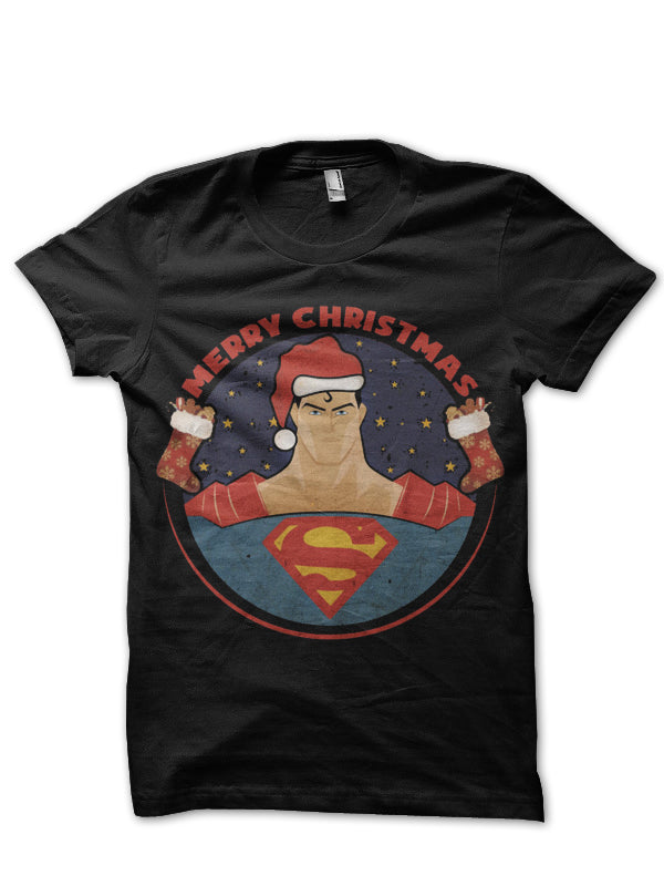Merry Christmas Black Tee