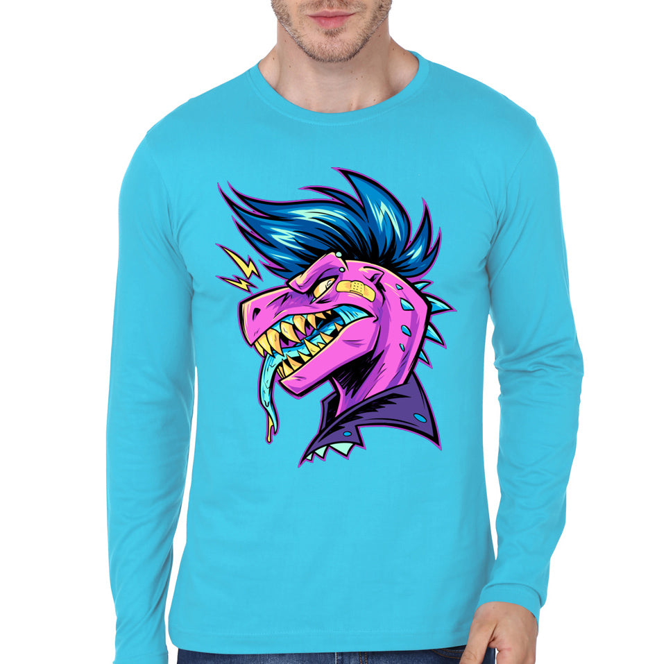 Metal Head Light Blue Full Sleeve Tee