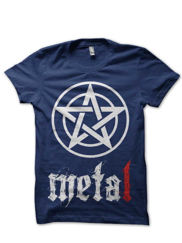 Metal Navy Blue Tee