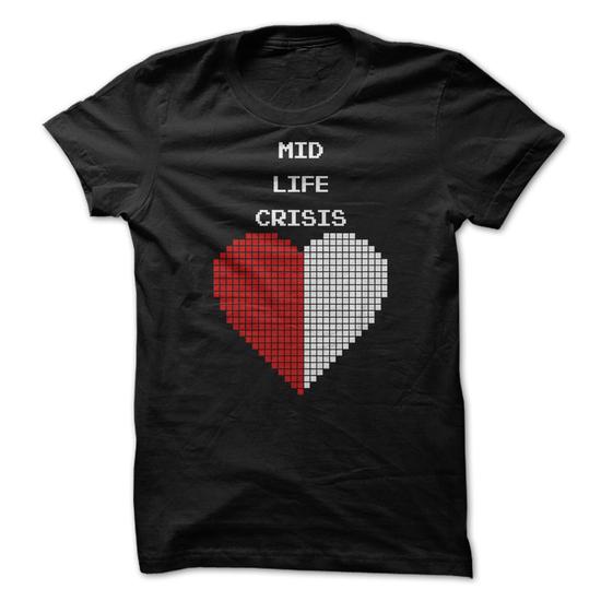 Mid Life Black T-Shirt