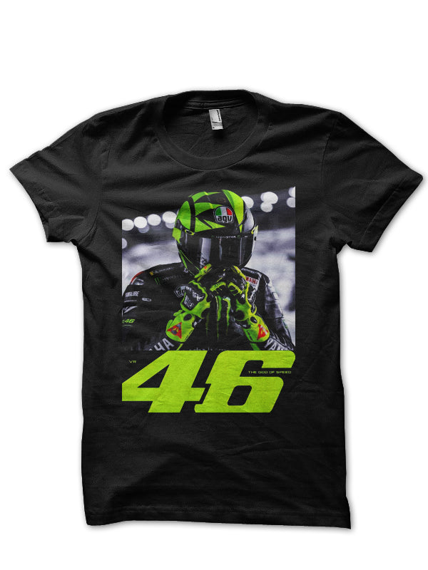 Moto GP VR 46 Black T-Shirt