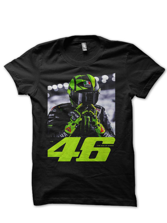 Moto GP VR 46 Black T-Shirt