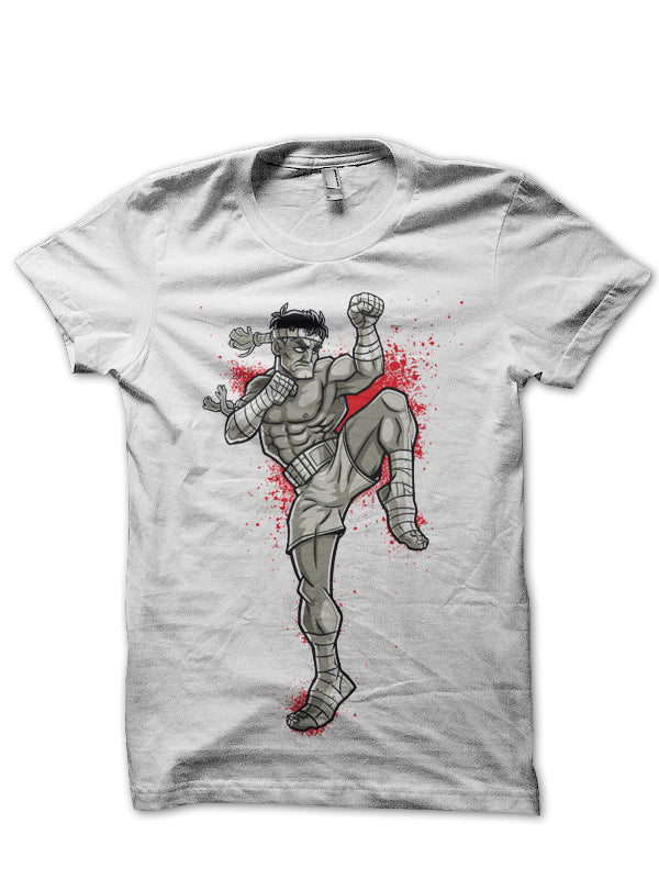 Muay Thai White T-Shirt