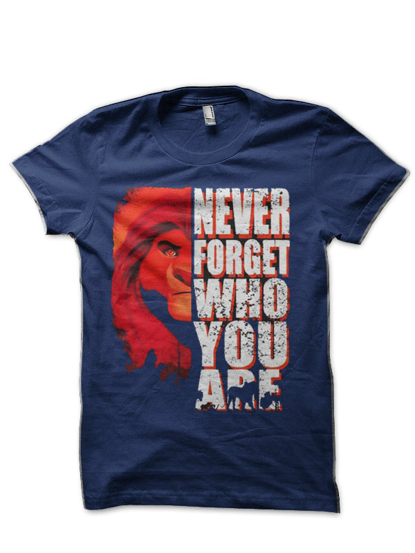 Never Forget Who You Are Half Sleeve T-Shirt