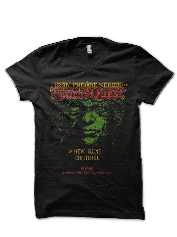 Tyrion Lannister Half Sleeve Black T-Shirt