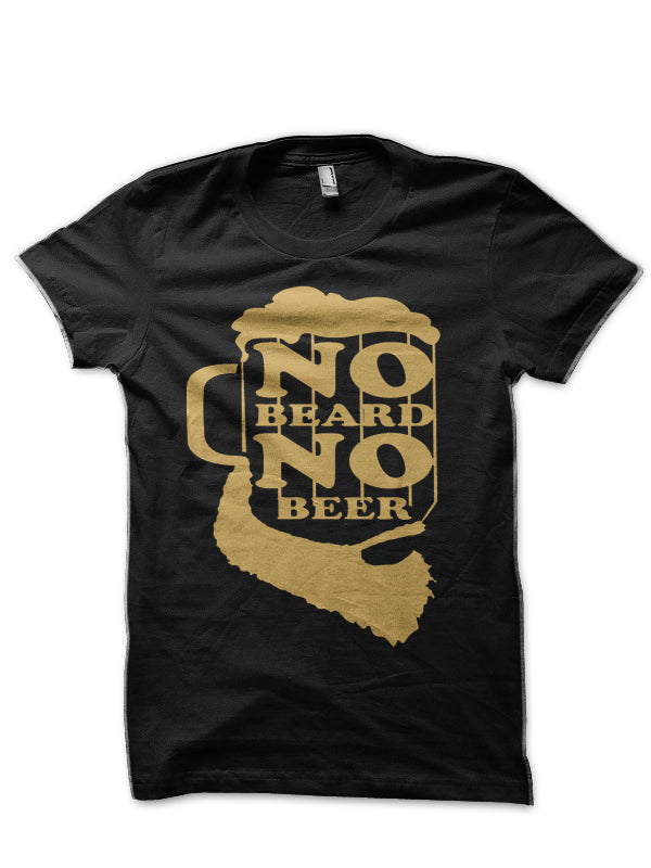 Beard Beer Half Sleeve T-Shirt