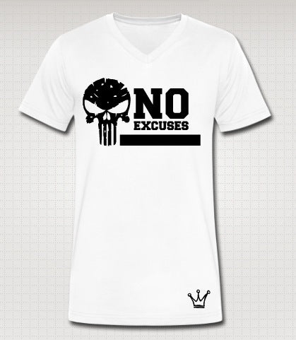 No Excuses V-Neck Swag T-Shirt