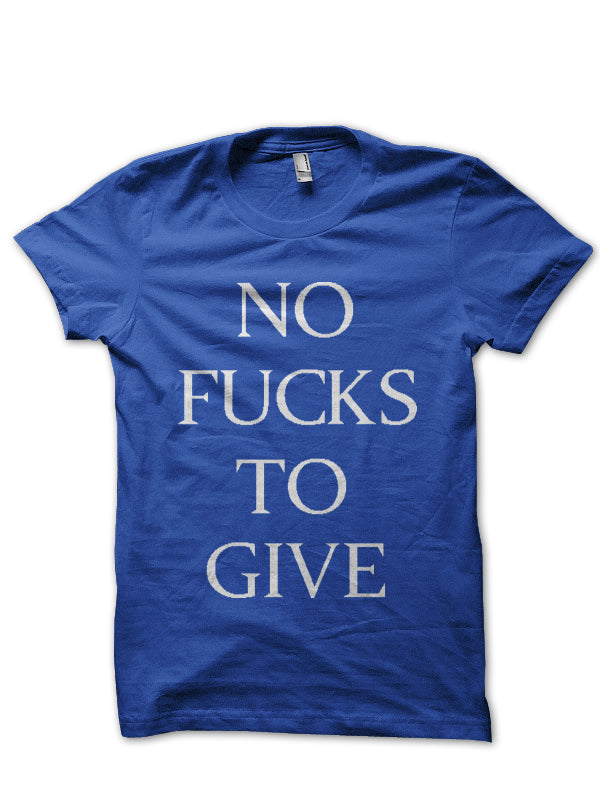 No Fucks Black Full Sleeve T-Shirt