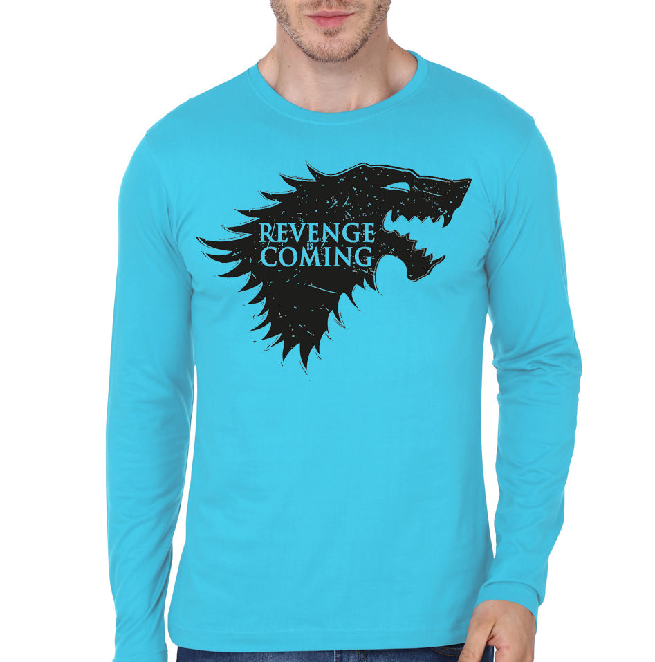 North Remember Light Blue Full Sleeve Tee