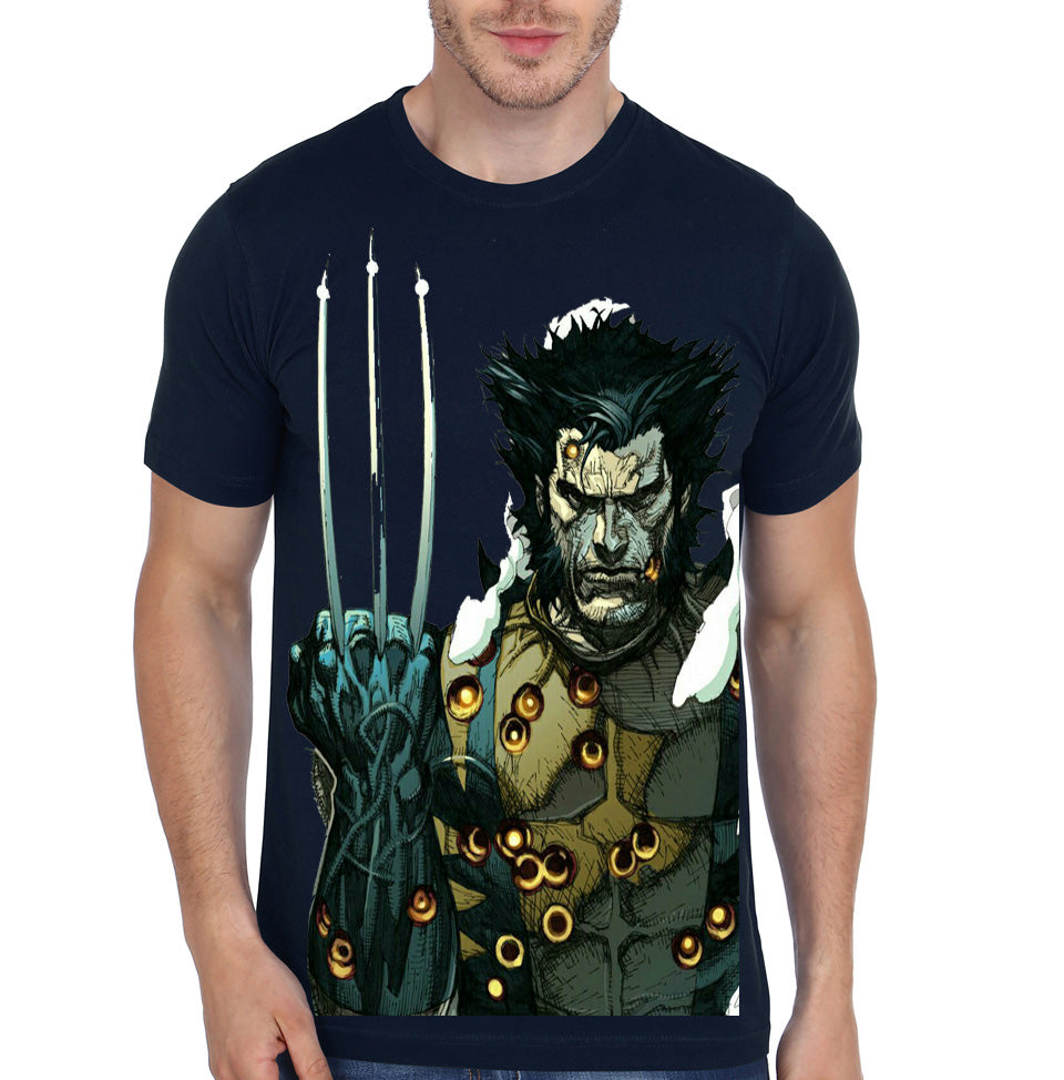Old Wolverine Navy Blue T-Shirt