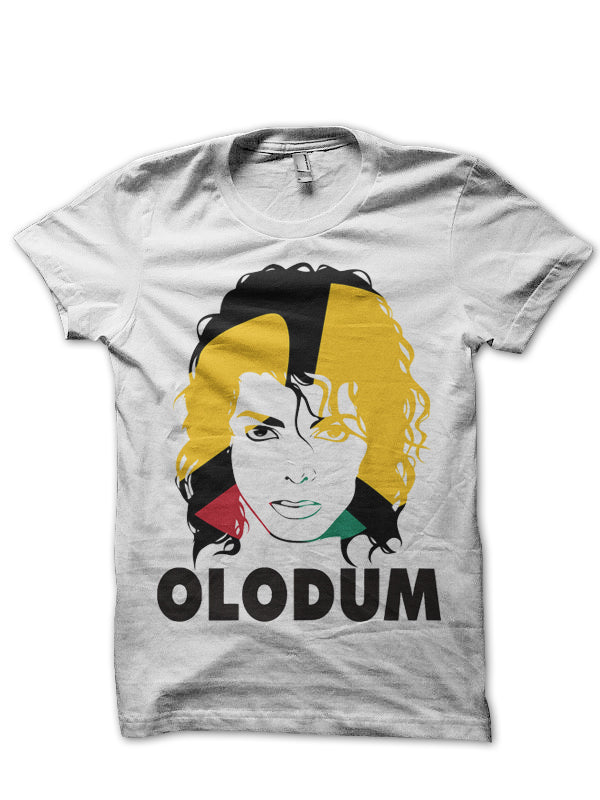 Olodum Michael Jackson White T-Shirt