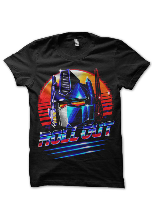 Optimus Prime Autobots Black T-Shirt