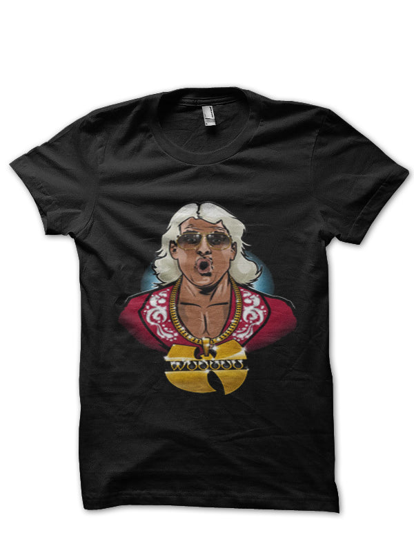 Wuuuuu Black Half Sleeve T-Shirt