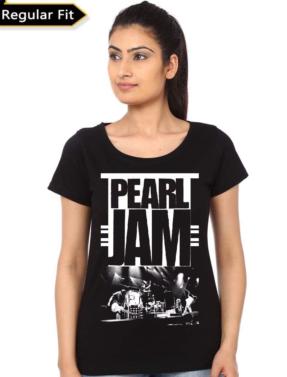 Pearl Jam Girl’s Black T-Shirt