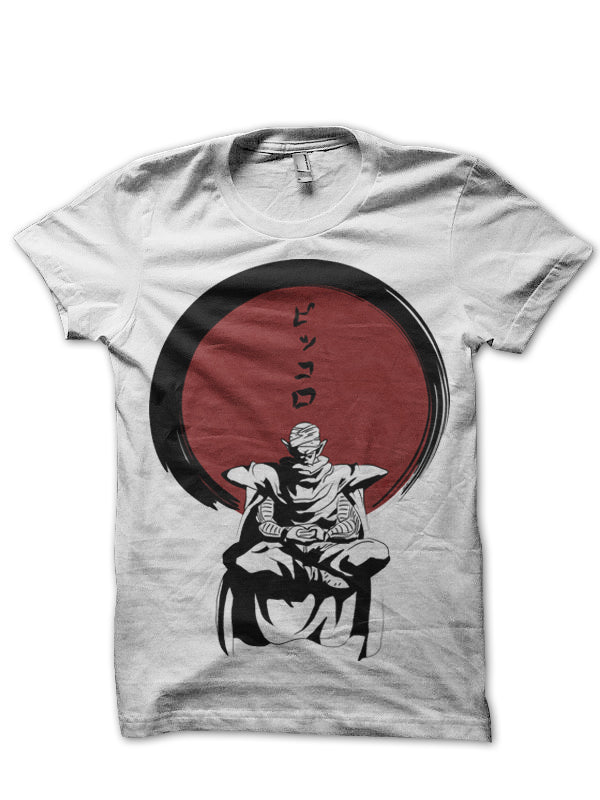 Pikolo DBZ White Tee (Light Blue And Yellow Colour Available)