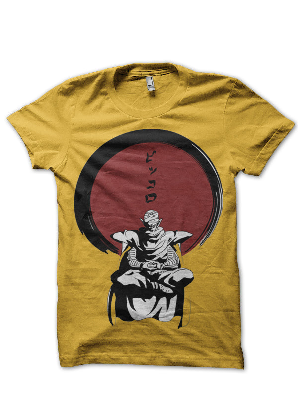 Pikolo DBZ White Tee (Light Blue And Yellow Colour Available)