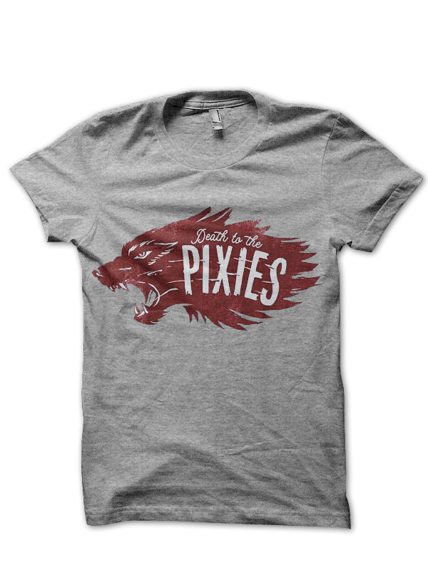 Pixies Band  Grey Half Sleeve T-Shirt