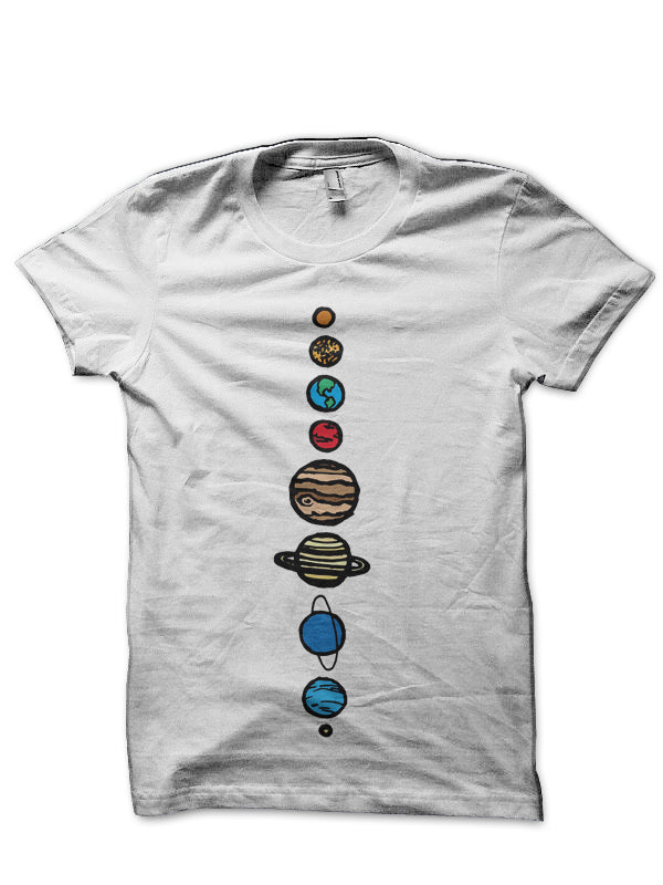 Planets Half Sleeve T-Shirt