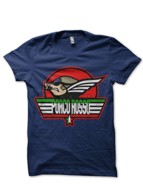 Porco Rosso Half Sleeve T-Shirt