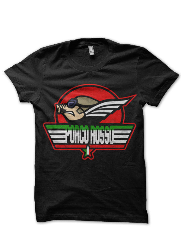 Porco Rosso Half Sleeve T-Shirt
